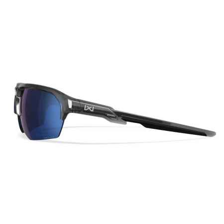 Wiley X Jakl Captivate Polarisierend Blue Mirror Gloss Crystal Grey Frame