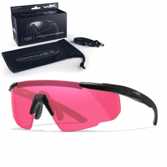 Wiley X - WX Saber Advanced Magenta Matte Black Frame Schutzbrille