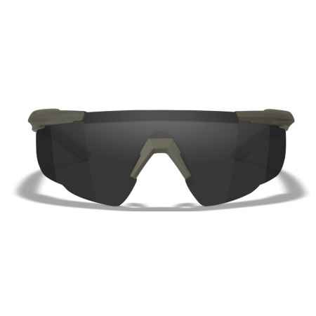 Wiley X - WX Saber Advanced Smoke/Clear/Rust OD Green Frame Sonnenbrille