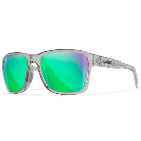 Wiley X - Trek Captivate Green Mirror Gloss Crystal Light Grey Frame Sonnenbrille