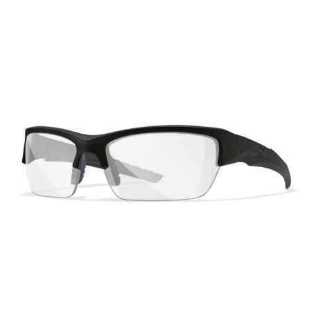 Wiley X - Valor 2.5 Grey, Clear Light Rust Matte Black Frame  Sunglasses