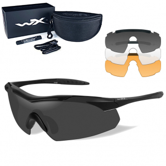 Wiley X - WX Vapor 2.5 Grey/Clear/Light Rust Matte Black Frame Sonnenbrille