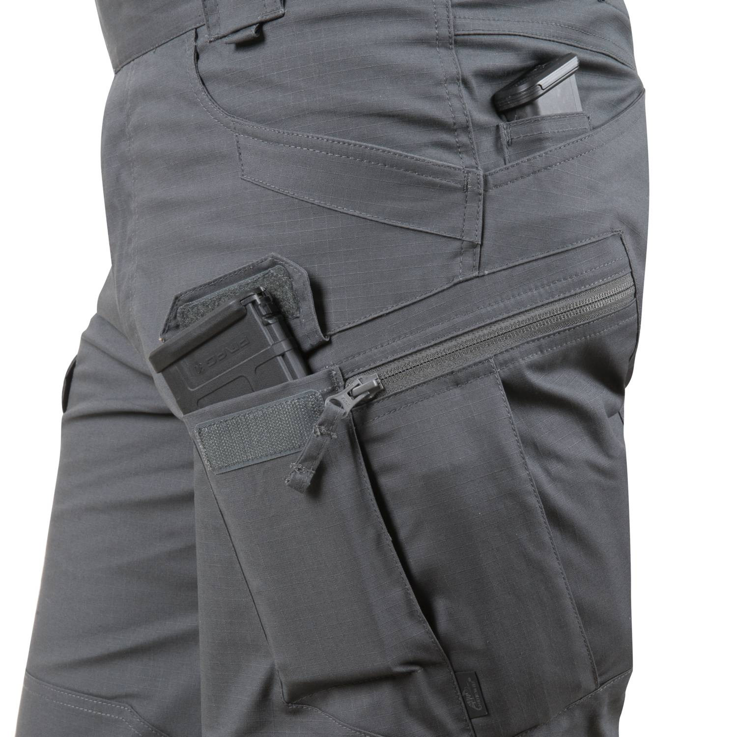 Helikon-Tex Urban (UTK) tactische korte broek, Taiga groen ripstop, taille 97 cm, lengte 28 cm