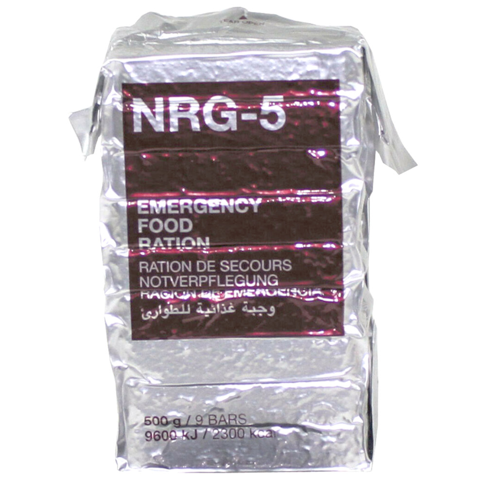 1kg/17€ Notverpflegung 45 Riegel 5 X NRG-5 Notration Notnahrung Survi,  53,99 €