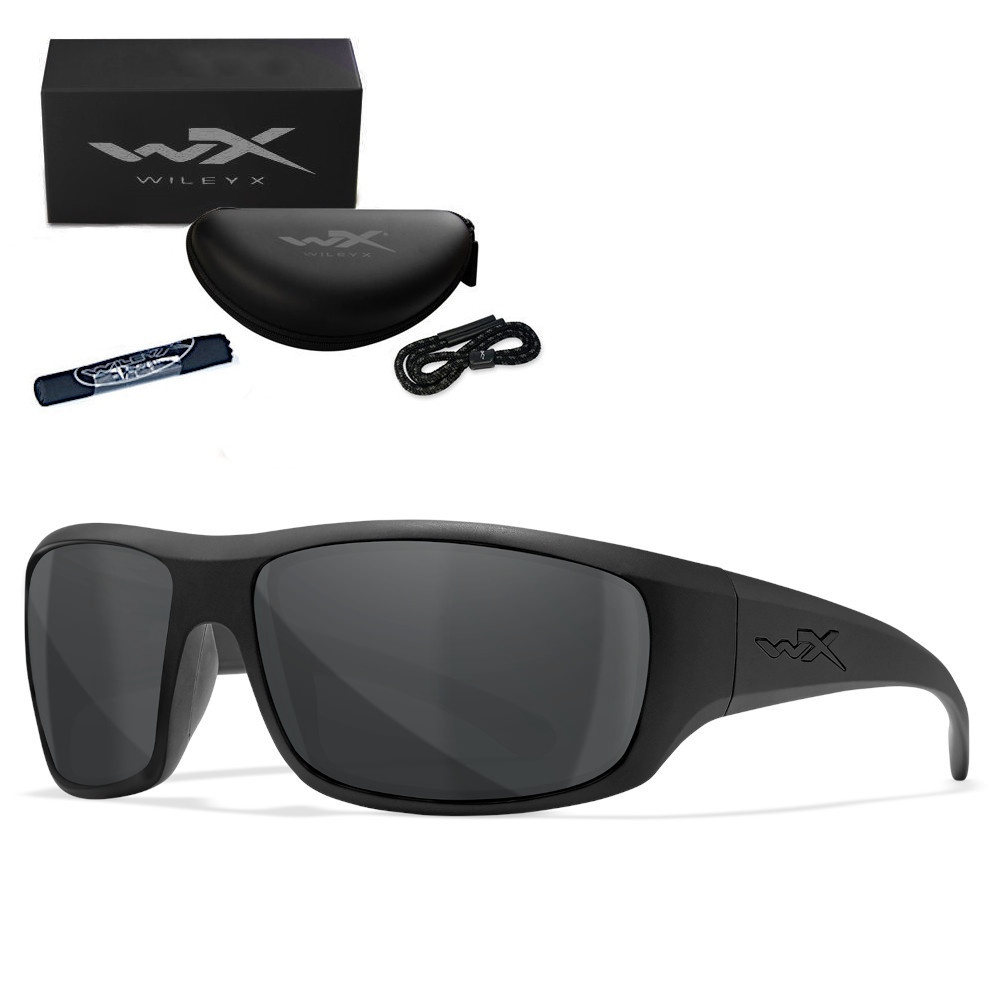 Wiley X - WX Omega Smoke Grey Matte Black Frame Sunglasses | Felddepot