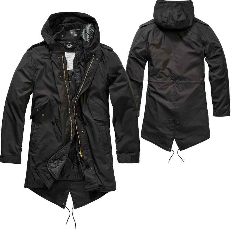 Brandit M51 Fishtail Parka Schwarz Black
