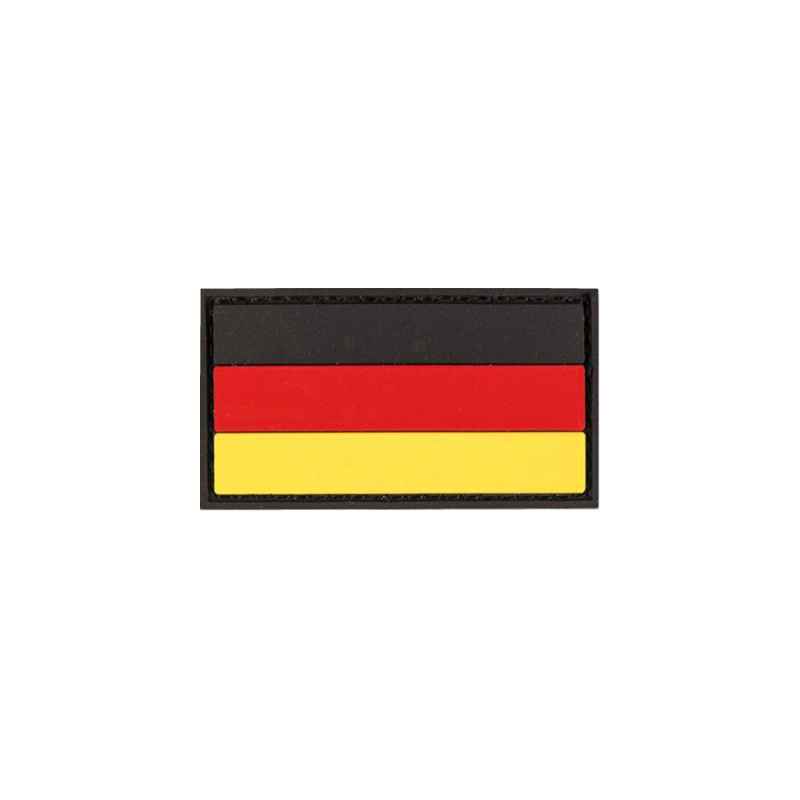 Patch Germany Flag DEU PVC Small 5,5x3 cm Hook&Loop
