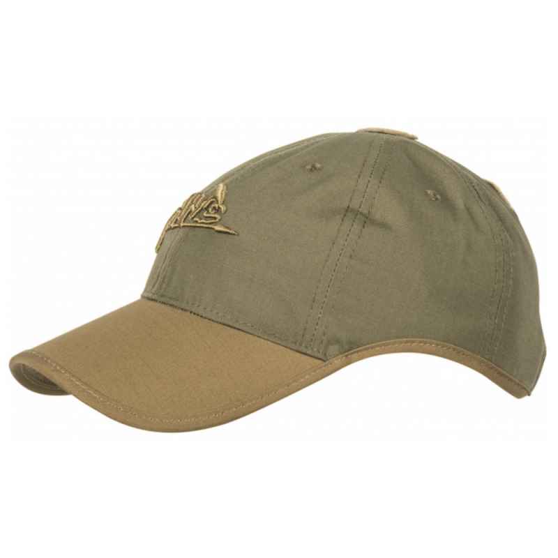 Helikon-Tex BBC Logo Cap Baseball - Adaptive Green / Coyote Ripstop
