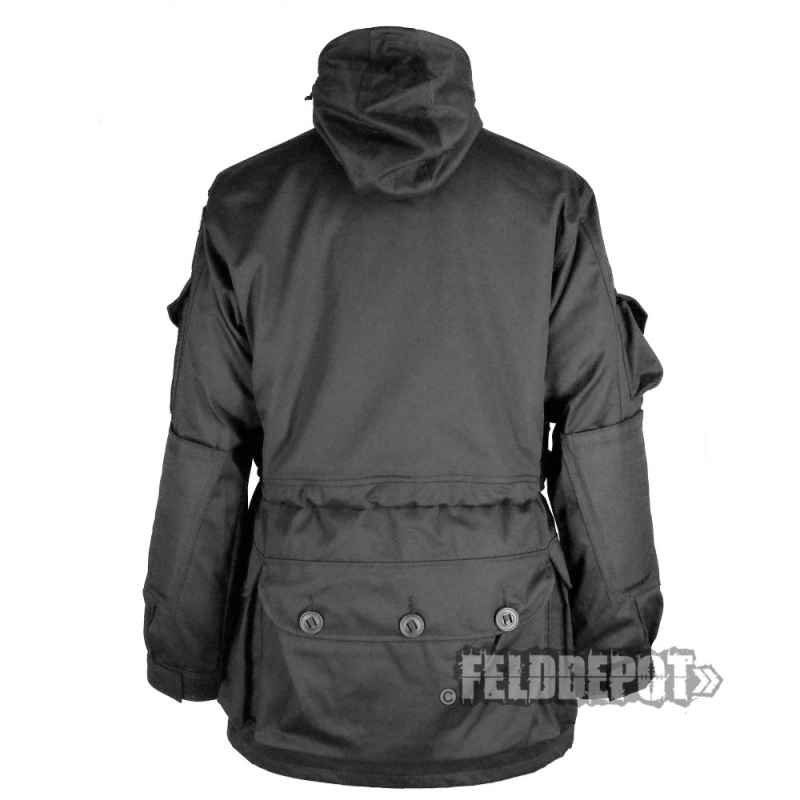 Leo Köhler Einsatzkampfjacke KSK-Smock Ripstop - Schwarz Black