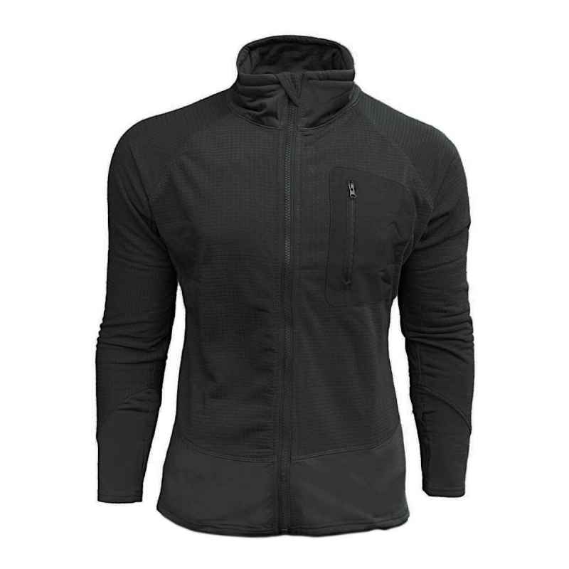 MFH US Unterziehjacke Tactical Fleece - Schwarz Black