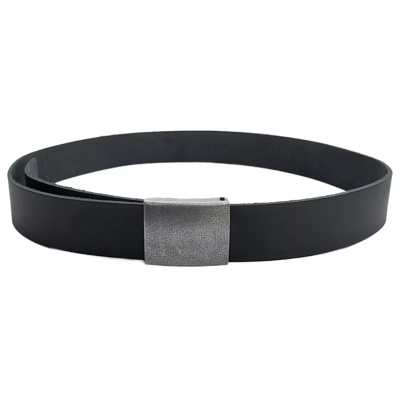Mil-Tec BW Hosengürtel Leder Schwarz