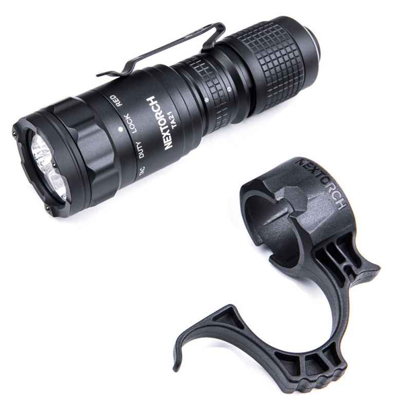 Nextorch TA21 Set Taktische Taschenlampe | Rot & Weisslicht