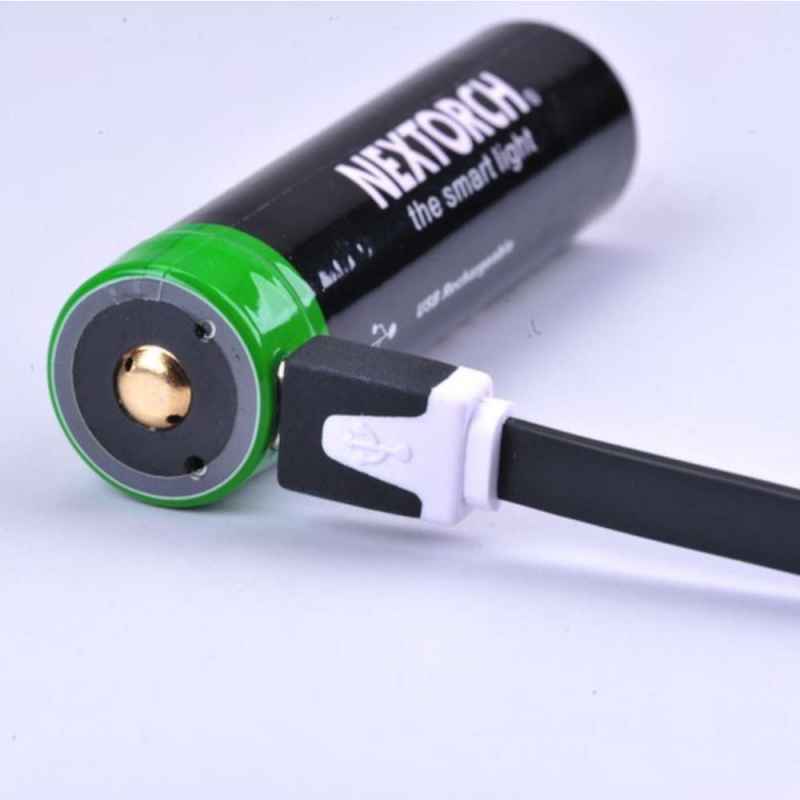 Nextorch Akku 18650 USB Lithium-ion (Li-Ion) 3,6 V, 3400 mAh