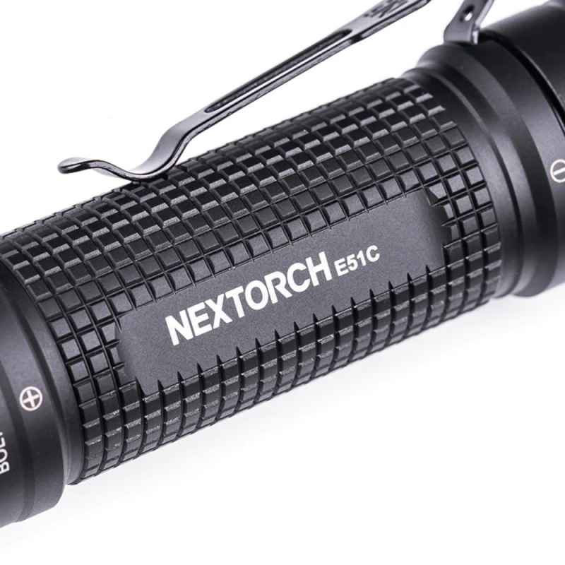 Nextorch E51 C - 1600 Lumen EDC LED Taschenlampe USB-C + 18650 Akku