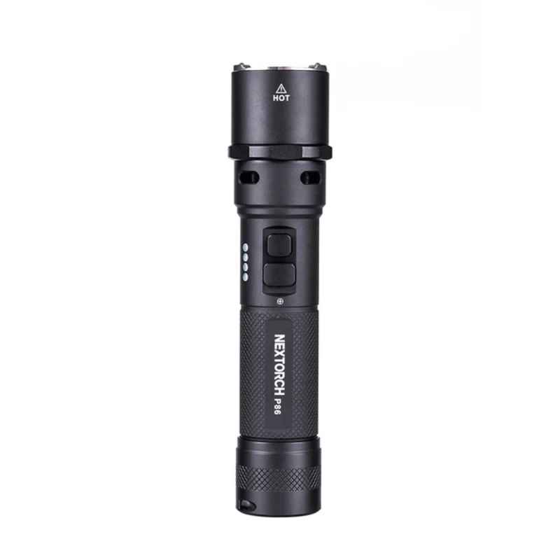 Nextorch P86 LED-Taschenlampe mit 120dB Soundmodul + Notfall-Glasbrecher