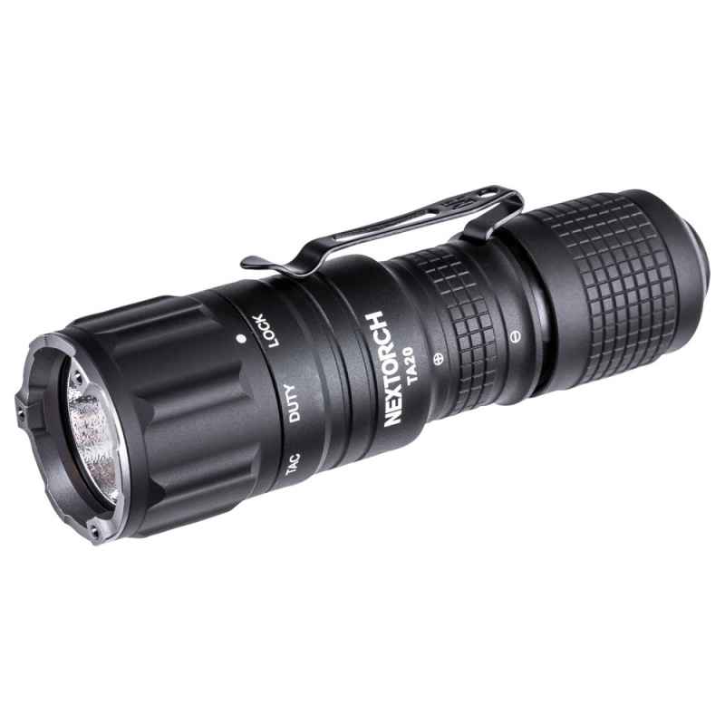 Nextorch TA20 Set Tactical LED Taschenlampe 1000 Lumen + FR-1 Führungsring