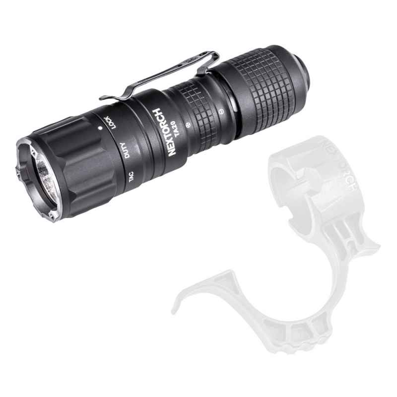 Nextorch TA20 Set Tactical LED Taschenlampe 1000 Lumen + FR-1 Führungsring