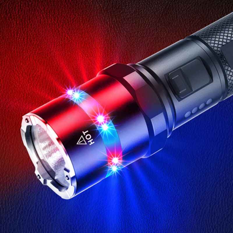 Nextorch P84B 3700 Lumen LED Flashlight 360° Warning Light Function + Emergency Glass Breaker