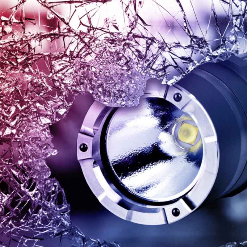 Nextorch P84B 3700 Lumen LED Flashlight 360° Warning Light Function + Emergency Glass Breaker