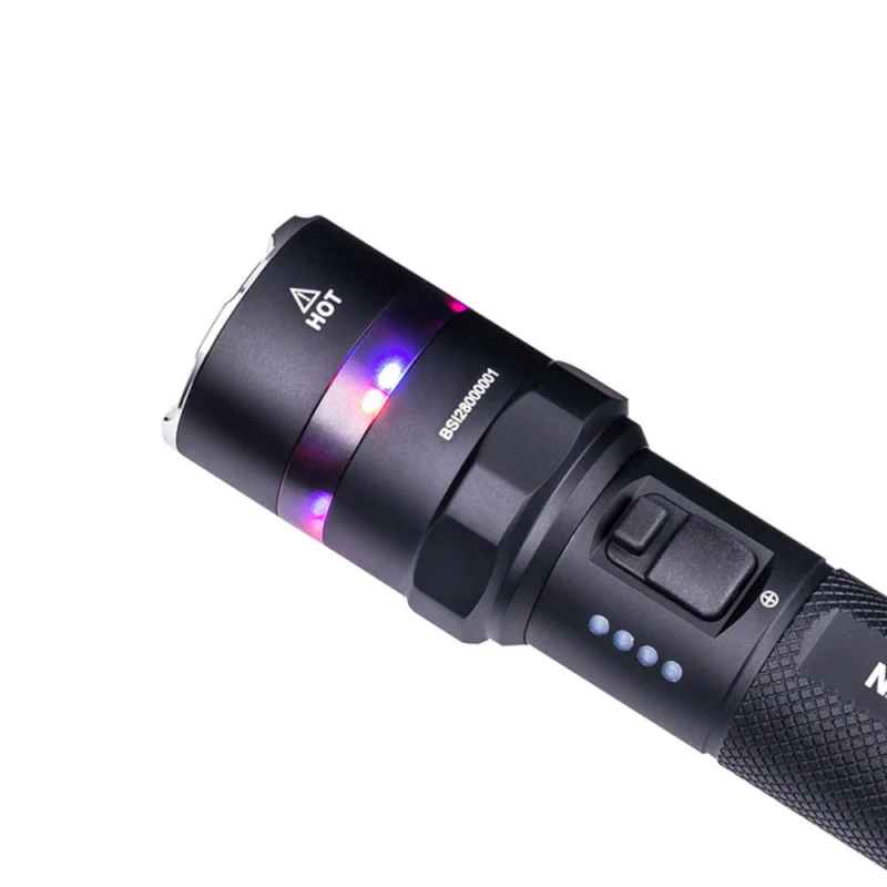Nextorch P84B 3700 Lumen LED Flashlight 360° Warning Light Function + Emergency Glass Breaker