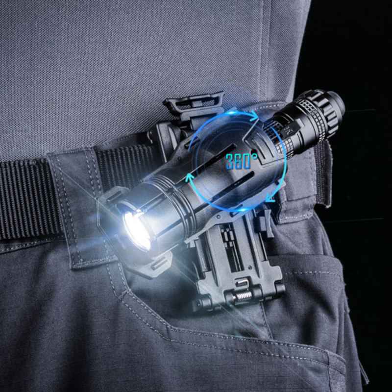 Nextorch V61 Taktisches Taschenlampen Holster - 360 Grad drehbar, Schnellverschluss