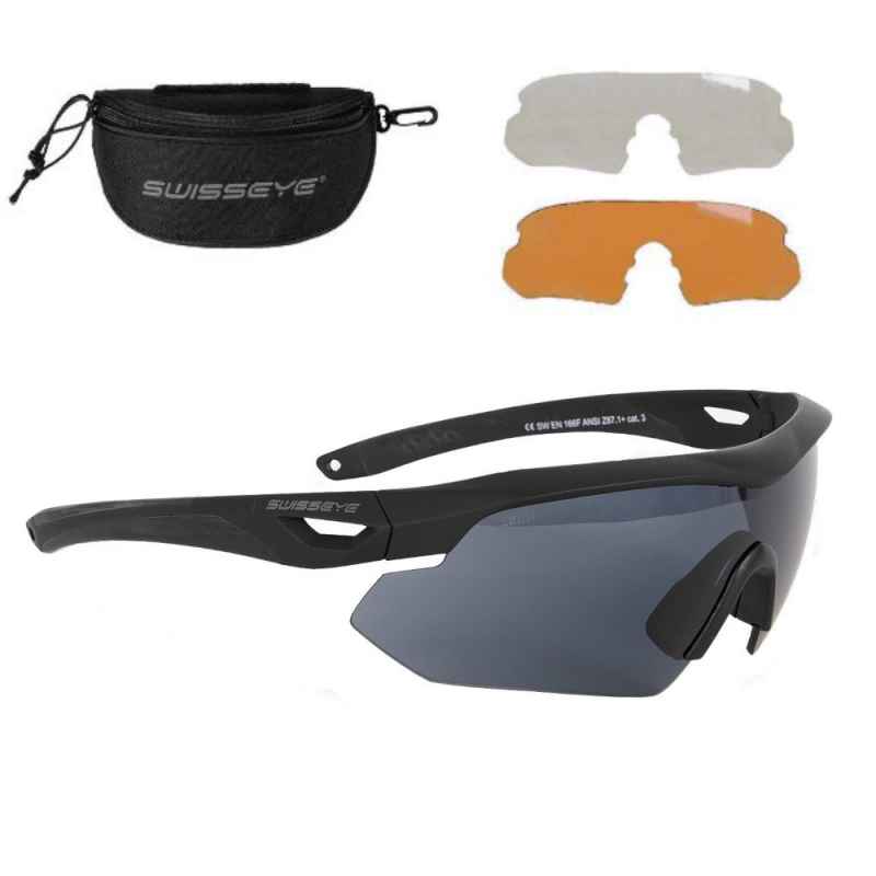 SwissEye - Nighthawk Schwarz Black Tactical Sonnenbrille