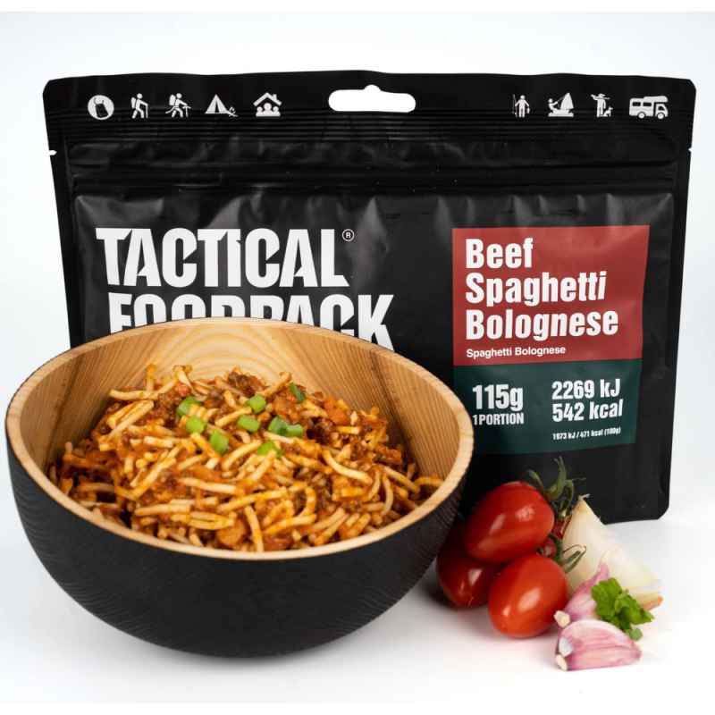 Tactical Foodpack - Spaghetti Bolognese (Hauptmahlzeit)