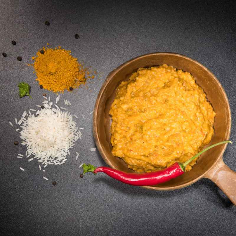 Tactical Foodpack - Curry-Hühnchen mit Reis (Hauptmahlzeit)