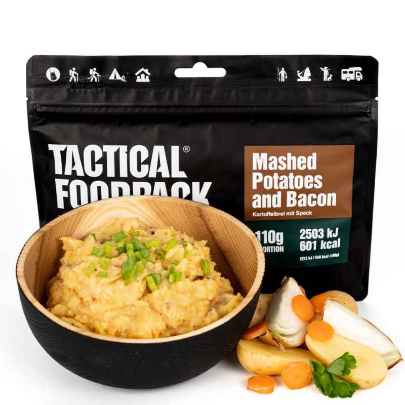 Tactical Foodpack - Kartoffelbrei mit Speck (Hauptmahlzeit)
