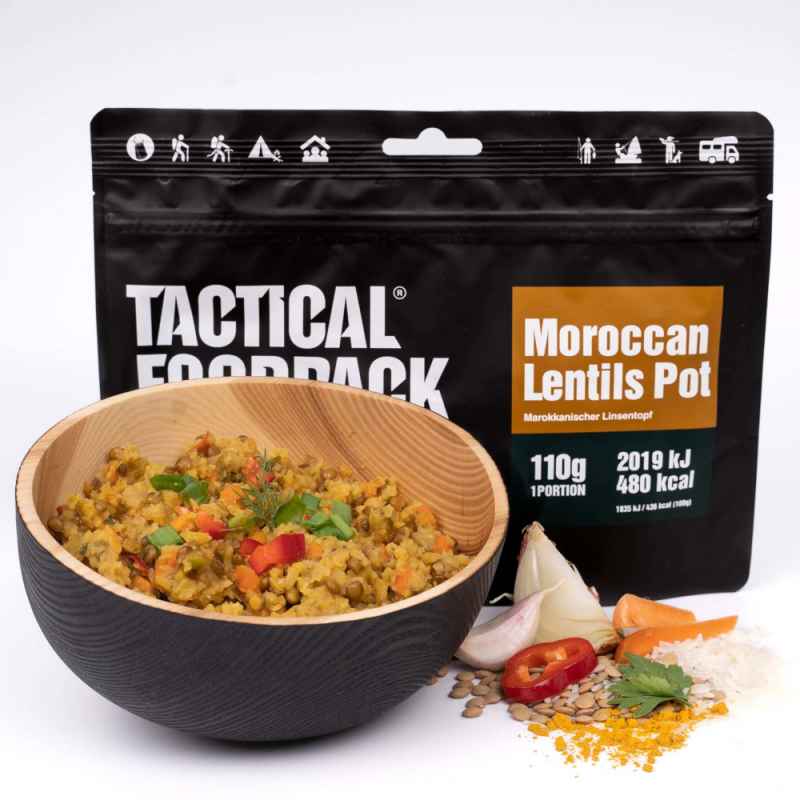 Tactical Foodpack - Marokkanischer Linsentopf (Vegan)