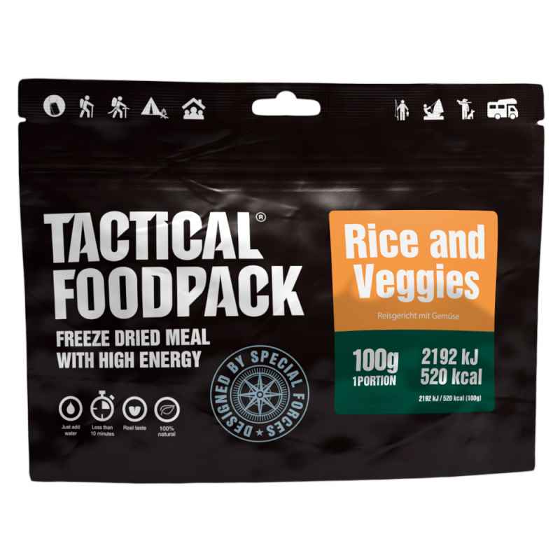 Tactical Foodpack - Reisgericht mit Gemüse (Vegan)