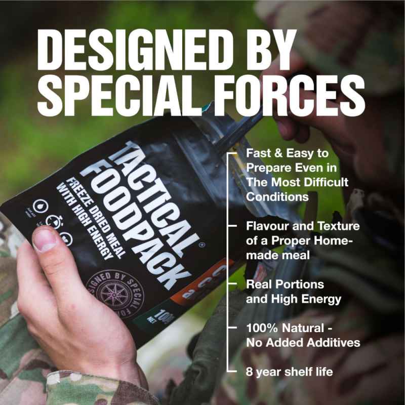 Tactical Foodpack - Nudelgericht mit Hähnchen (Hauptmahlzeit)