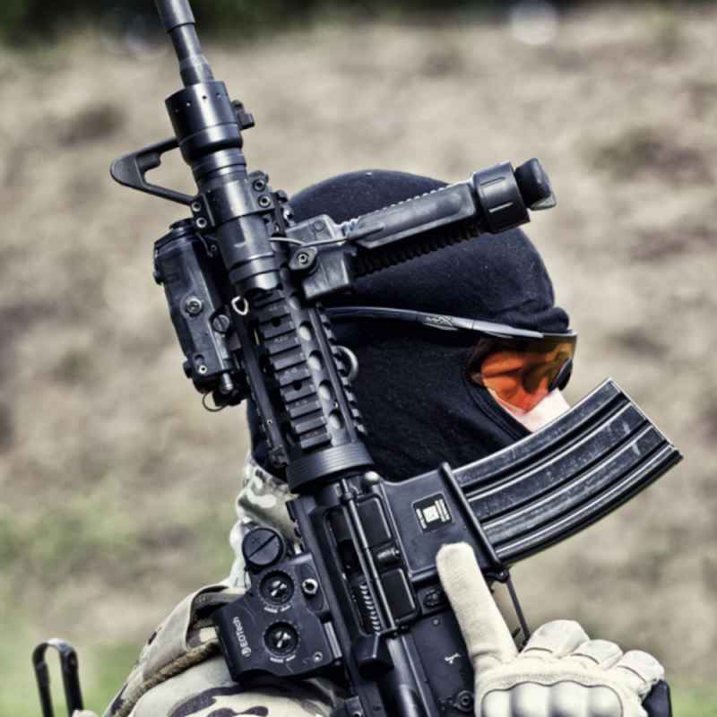 Wiley X - WX Saber Advanced Smoke/Clear/Rust OD Green Frame Sonnenbrille