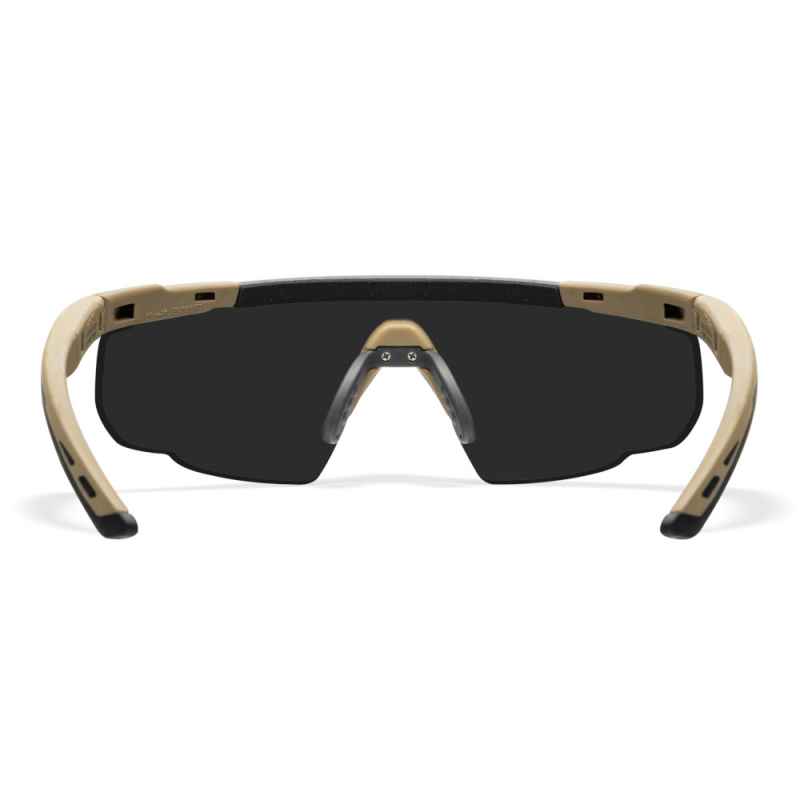 Wiley X - WX Saber Advanced Smoke/Clear/Rust Tan Frame Sunglasses