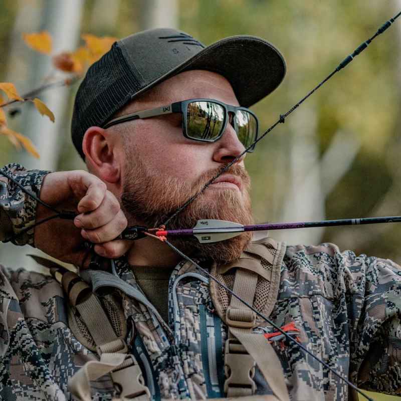 Wiley X Founder Captivate - Tungsten Mirror Matte Black-Tan