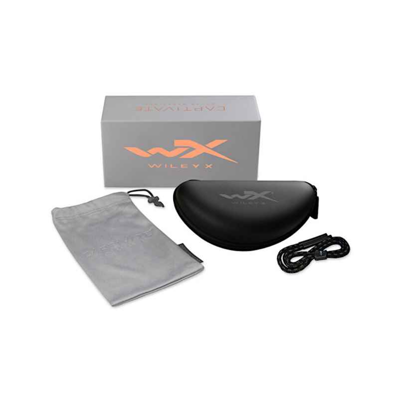 Wiley X - WX Omega Captivate Grey Matte Black Frame  Sunglasses