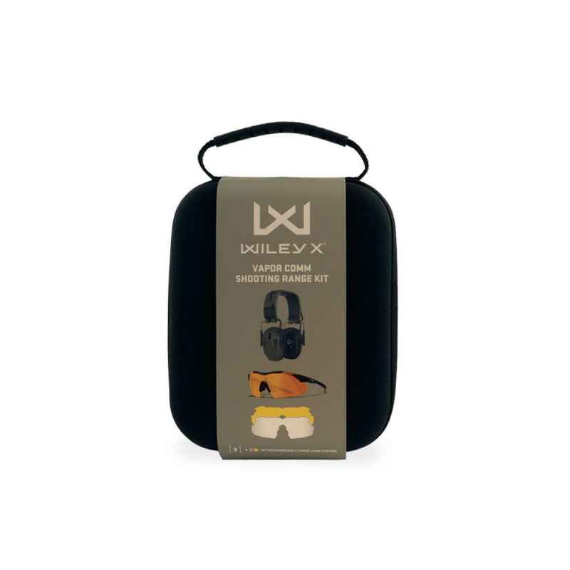 Wiley-X Shooting Range Kit Vapor COMM + Earmor M300WXJ