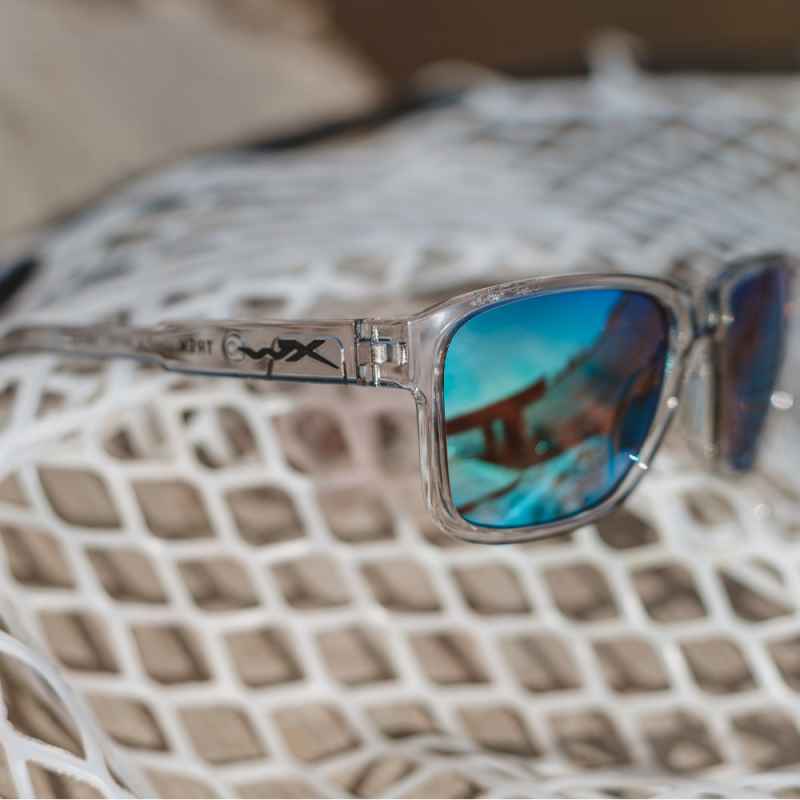 Wiley X - Trek Captivate Green Mirror Gloss Crystal Light Grey Frame Sonnenbrille