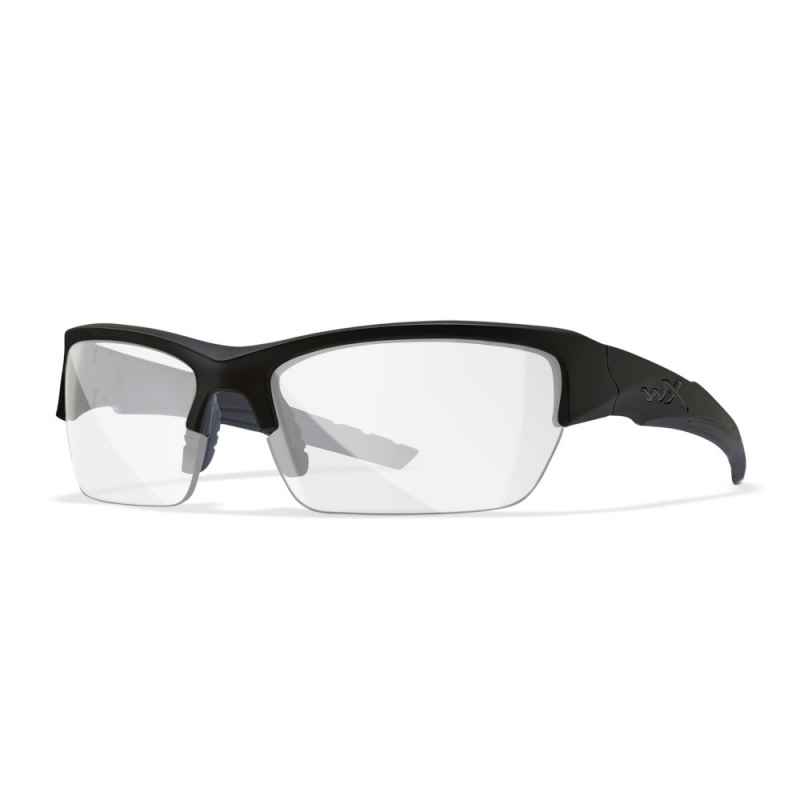 Wiley X - Valor 2.5 Grey, Clear Light Rust Matte Black Frame  Sunglasses