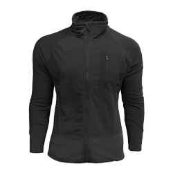 MFH US Unterziehjacke Tactical Fleece - Schwarz Black