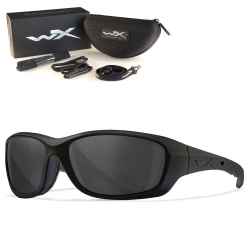 Wiley X - WX Gravity Smoke Grey Matte Black Frame Sunglasses